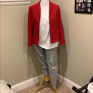 Lane Bryant distressed skinny jeans